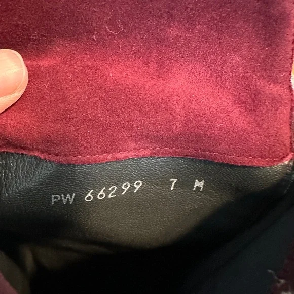 Genuine Stuart Weitzman 5050 Burgundy Over-the-Knee Boots 7 M - Picture 8 of 9
